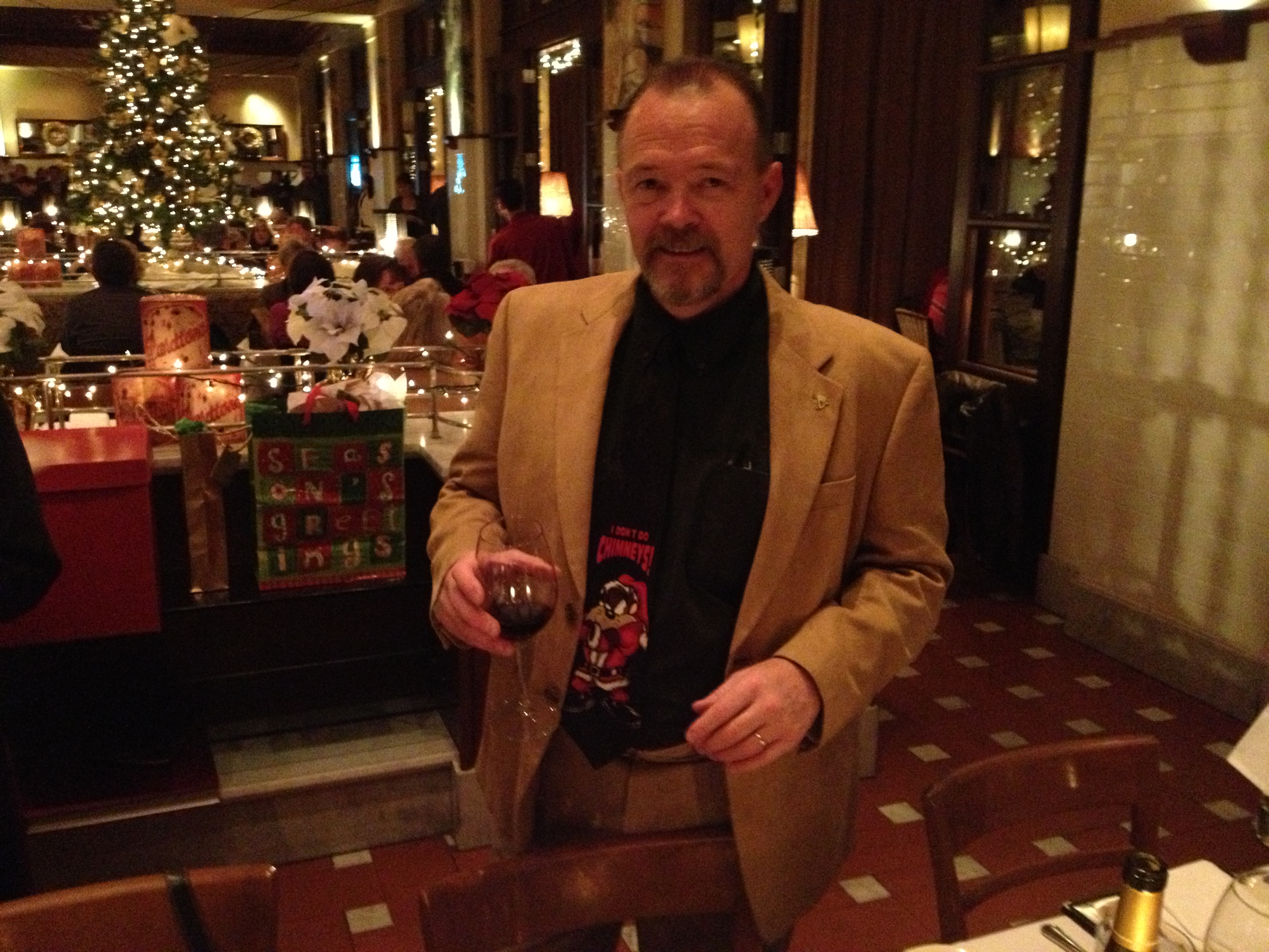 James Engler Christmas Tie